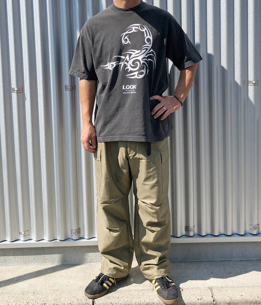 DESCENDANT/BUCKET CARGO TROUSERS (BEIGE)