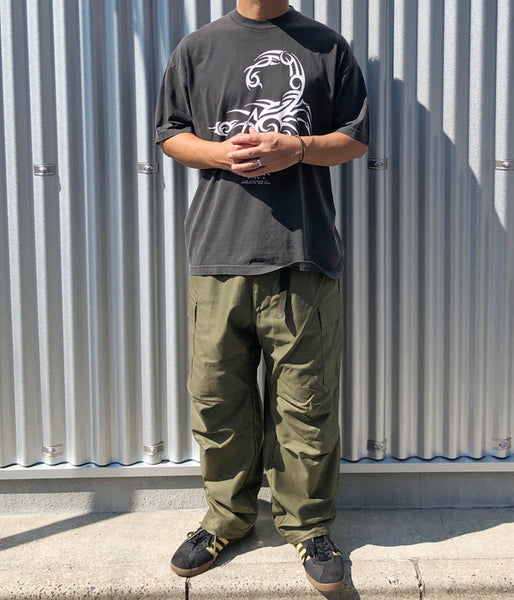 DESCENDANT/BUCKET CARGO TROUSERS (OLIVE DRAB)