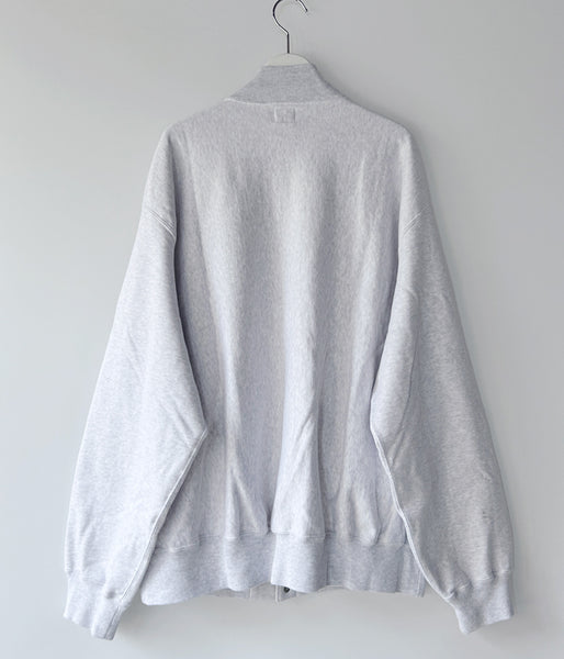 blurhms ROOTSTOCK/SOFT&HARD SWEAT SNAP CARDIGAN (HeatherWhite)