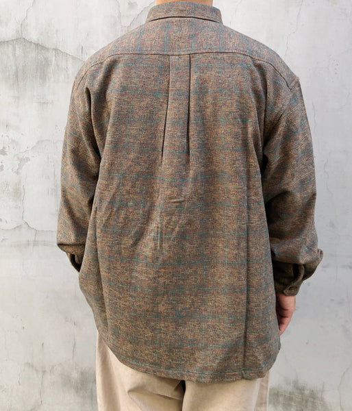 DESCENDANT/VANNING PLAID LS SHIRT (BROWN)