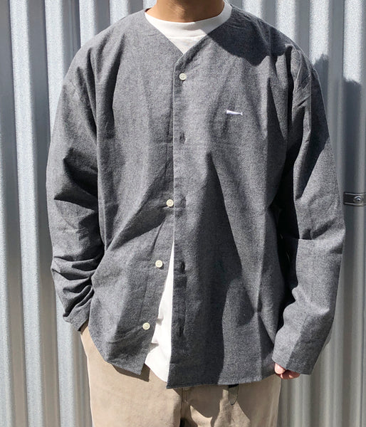 DESCENDANT/CCN COTTON CARDIGAN (GRAY)