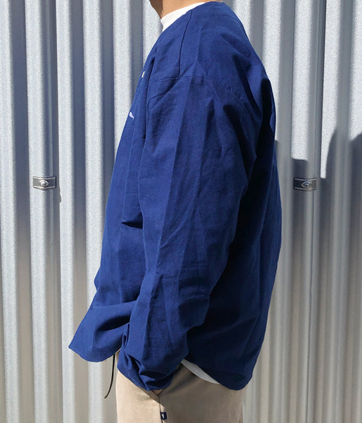 DESCENDANT/CCN COTTON CARDIGAN (BLUE)