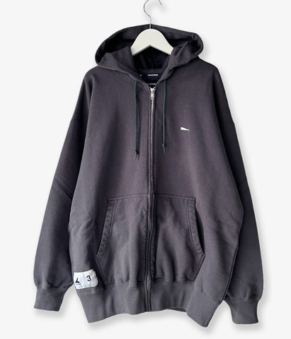 DESCENDANT/CACHALOT ZIP HOODY (CHARCOAL)