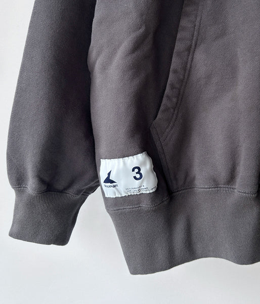 DESCENDANT/CACHALOT ZIP HOODY (CHARCOAL)