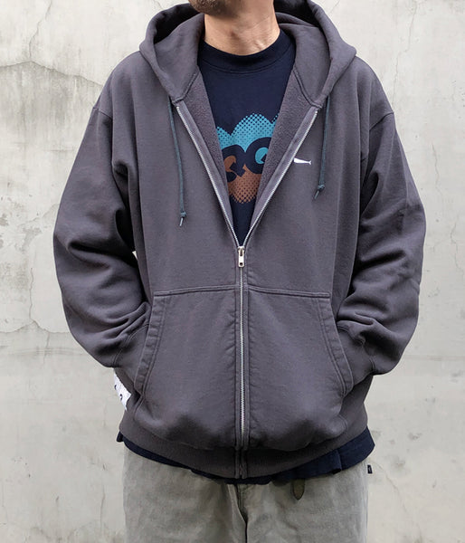 DESCENDANT/CACHALOT ZIP HOODY (CHARCOAL)