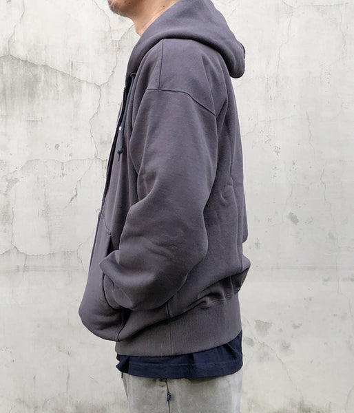 DESCENDANT/CACHALOT ZIP HOODY (CHARCOAL)