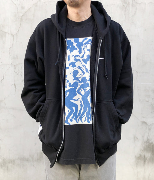 DESCENDANT/CACHALOT ZIP HOODY (BLACK)