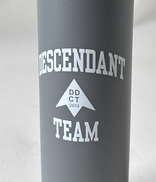 DESCENDANT/TEAM 24oz STANDARD MOUTH HYDRO FLASK (GRAY)