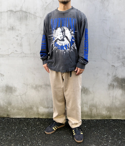 SAINT MICHAEL/KK_LS TEE/NOTHING IMP/BK