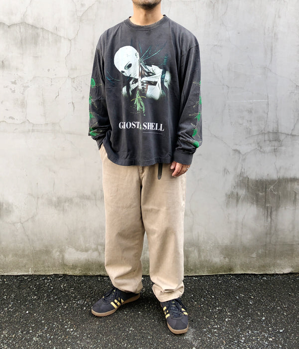 SALE【SAINT MICHAEL】GS_LS TEE / GITS ロンT SAINT MICHAEL/GS_LS TEE/GITS/BLACK