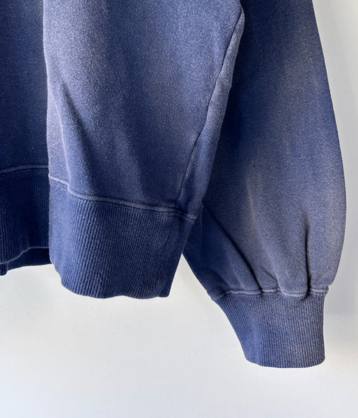 INTERIM/VINTAGE FADE HALF ZIP COLLAR SWEAT SHIRT (NASU)