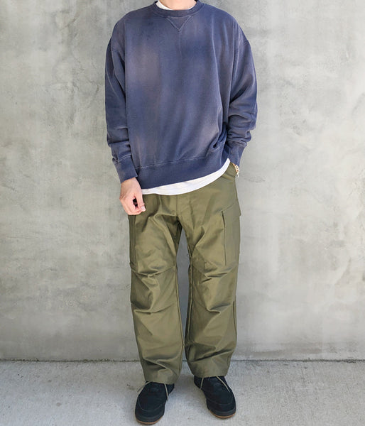 INTERIM/VINTAGE FADE BOTH V-GAZETTE SWEAT SHIRT (NASU)