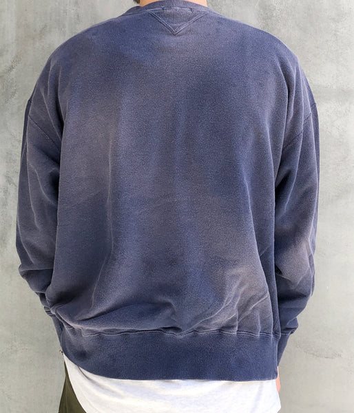 INTERIM/VINTAGE FADE BOTH V-GAZETTE SWEAT SHIRT (NASU)