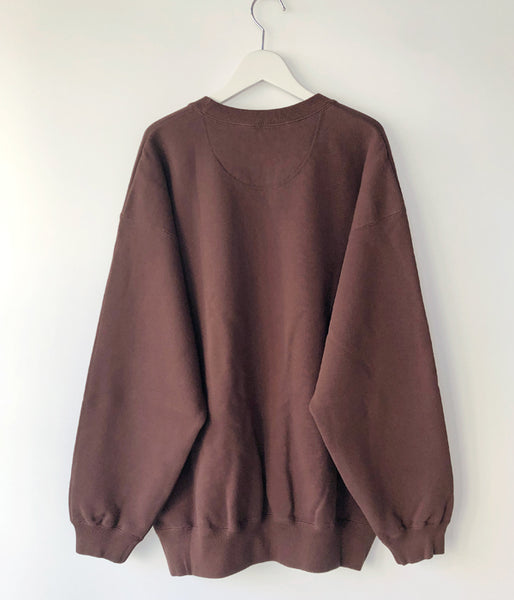 DESCENDANT/OTL CREW NECK V GAZETTE (BROWN)