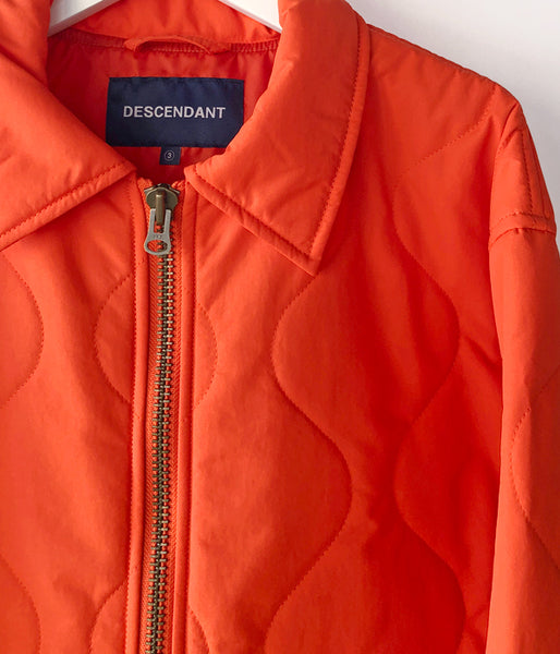 DESCENDANT/BURNS PADDING JACKET (ORANGE)