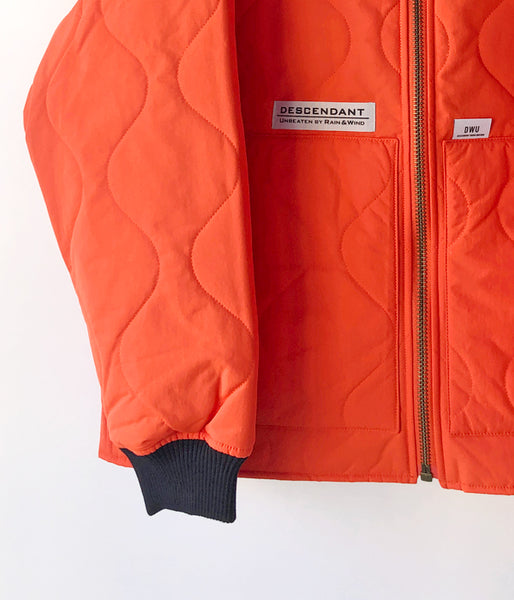 DESCENDANT/BURNS PADDING JACKET (ORANGE)