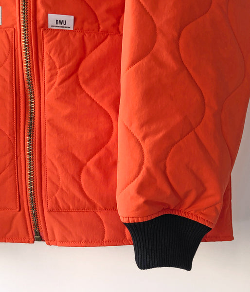 DESCENDANT/BURNS PADDING JACKET (ORANGE)