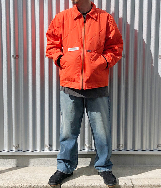 DESCENDANT/BURNS PADDING JACKET (ORANGE)