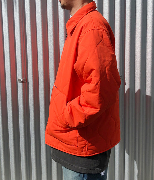 DESCENDANT/BURNS PADDING JACKET (ORANGE)