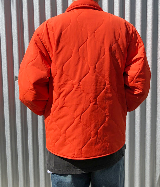 DESCENDANT/BURNS PADDING JACKET (ORANGE)