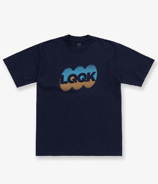 LQQK Studio/OVAL SPORTS LOGO S/S TEE (NAVY)