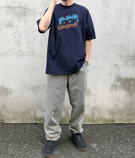 LQQK Studio/OVAL SPORTS LOGO S/S TEE (NAVY)