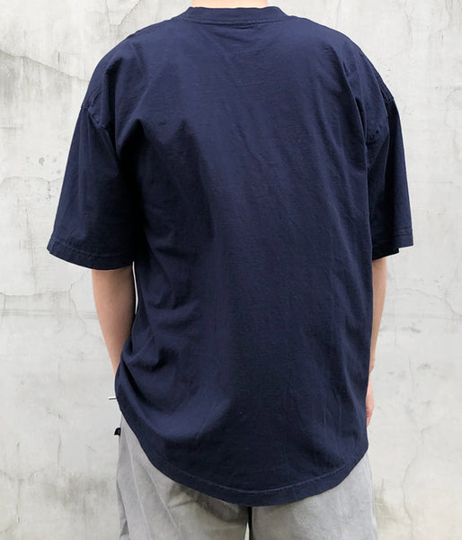 LQQK Studio/OVAL SPORTS LOGO S/S TEE (NAVY)