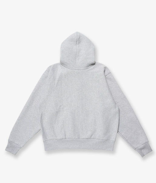 LQQK Studio/SIGNATURE FLEECE ZIP HOODIE (ASH HEATHER)