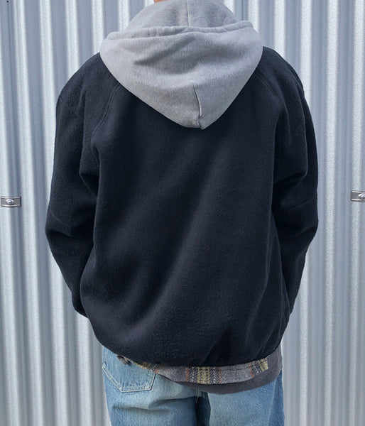 blurhms ROOTSTOCK/LEVEL3 FLEECE JACKET (BLACK)