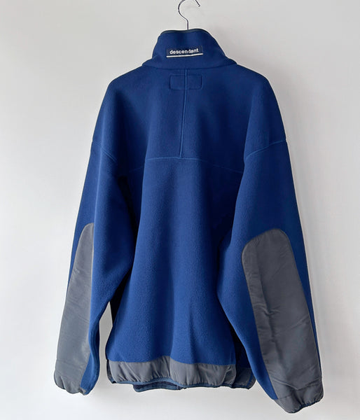 DESCENDANT/DAVID FLEECE JACKET (NAVY)