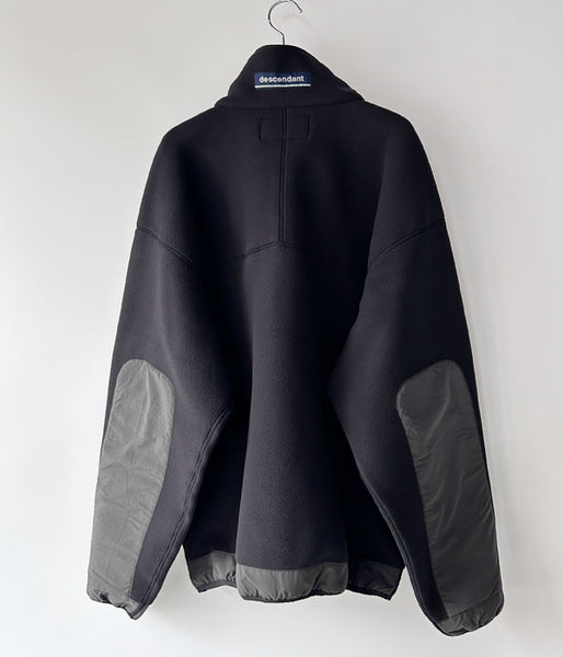 DESCENDANT/DAVID FLEECE JACKET (BLACK)