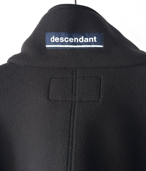 DESCENDANT/DAVID FLEECE JACKET (BLACK)