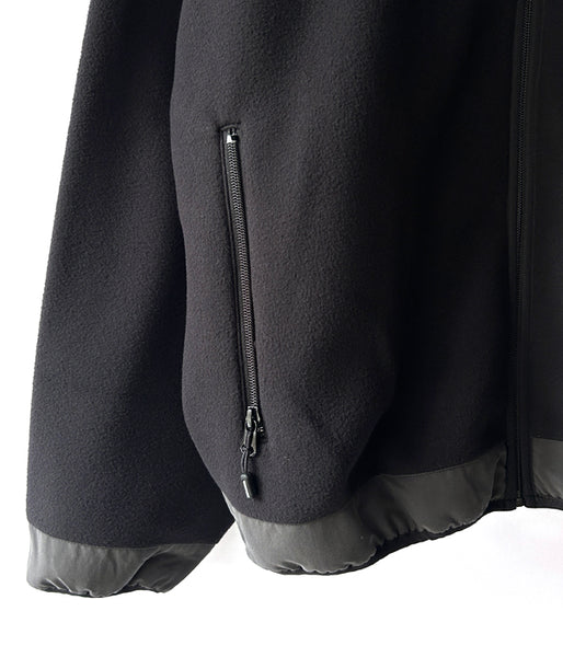 DESCENDANT/DAVID FLEECE JACKET (BLACK)