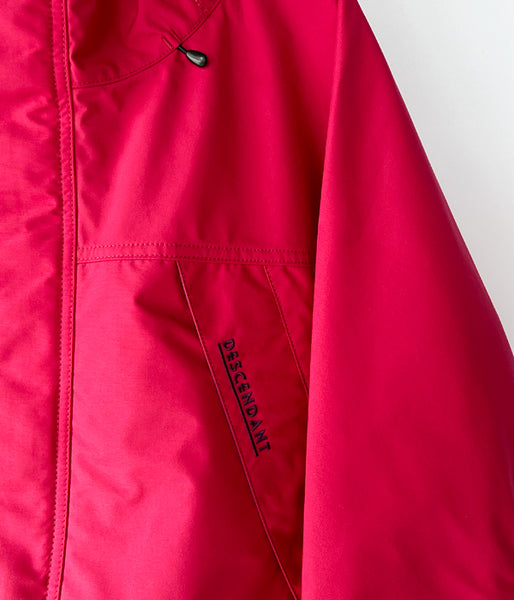 DESCENDANT/MONTAGNE NYLON JACKET 3LAYER (RED)