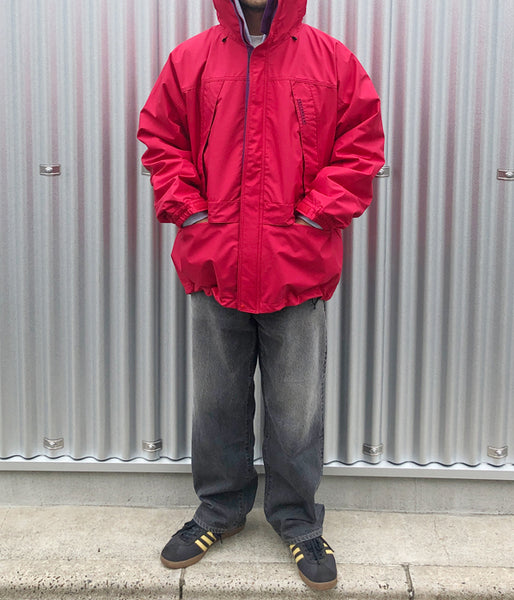 DESCENDANT/MONTAGNE NYLON JACKET 3LAYER (RED)