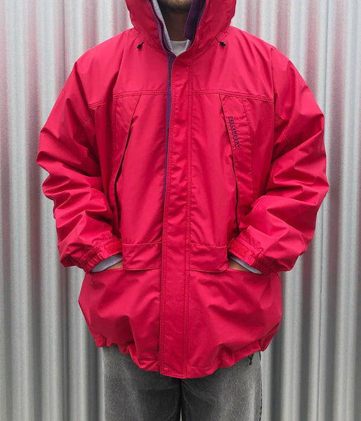 DESCENDANT/MONTAGNE NYLON JACKET 3LAYER (RED)