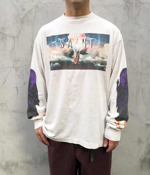 SAINT MICHAEL/LS TEE/SAINT PICTURES/WH