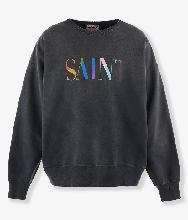 SAINT MICHAEL/CREW SWT/RAINBOW SNT/BLK