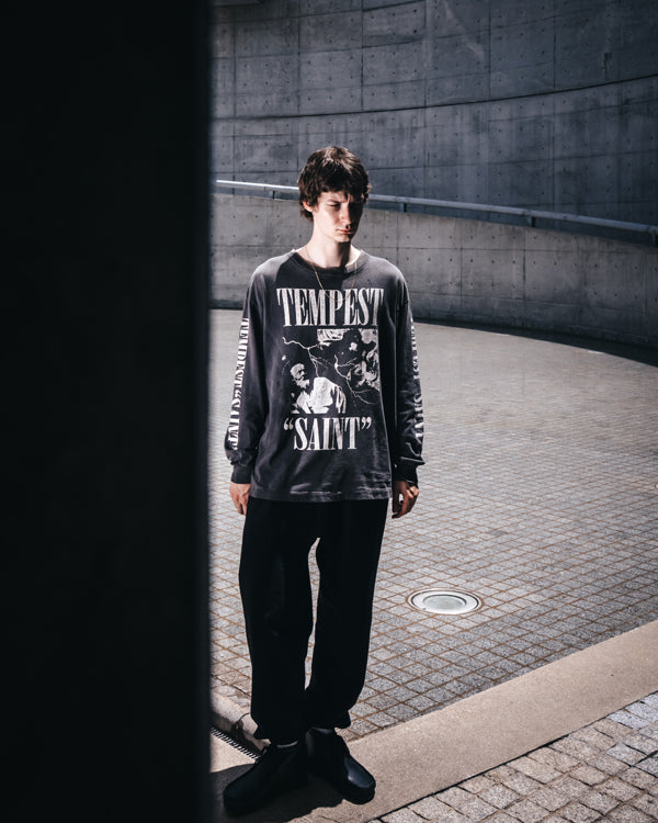 SAINT MICHAEL/LS TEE/TEMPEST/BLACK