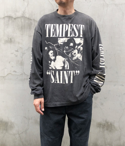 SAINT MICHAEL/LS TEE/TEMPEST/BLACK