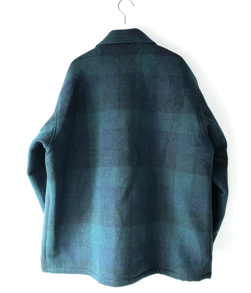 DESCENDANT/CLAIRTON PLAID JACKET (GREEN)