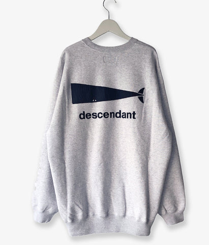 DESCENDANT/CACHALOT CREW NECK (GRAY)