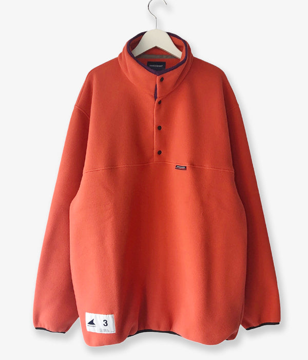 DESCENDANT/HUMMING FLEECE PULLOVER (ORANGE)