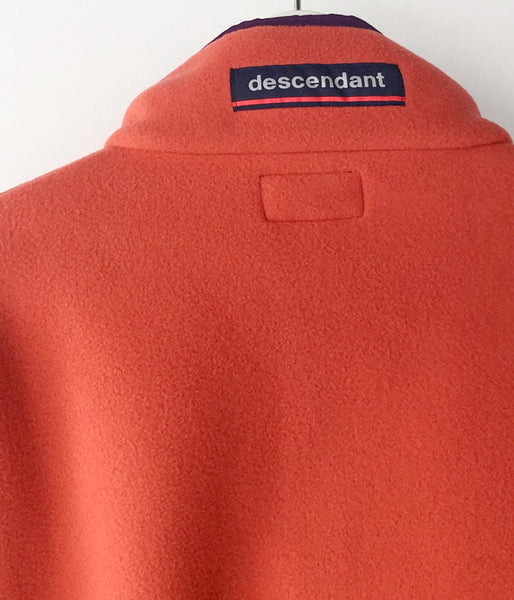 DESCENDANT/HUMMING FLEECE PULLOVER (ORANGE)