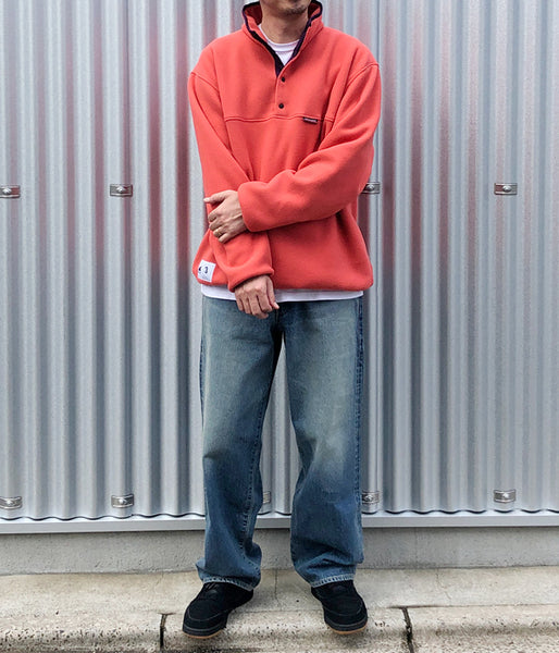 DESCENDANT/HUMMING FLEECE PULLOVER (ORANGE)