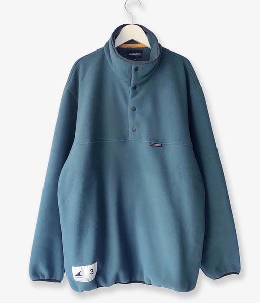 DESCENDANT/HUMMING FLEECE PULLOVER (TEAL)