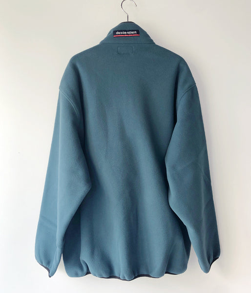 DESCENDANT/HUMMING FLEECE PULLOVER (TEAL)