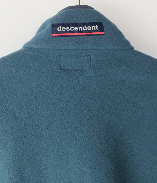 DESCENDANT/HUMMING FLEECE PULLOVER (TEAL)