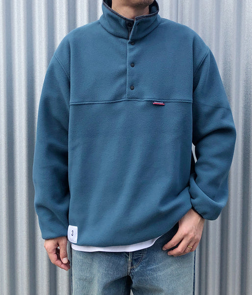 DESCENDANT/HUMMING FLEECE PULLOVER (TEAL)