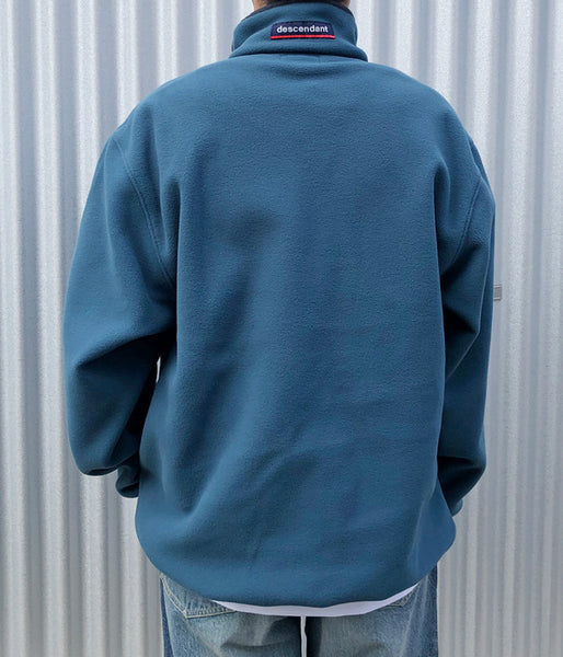 DESCENDANT/HUMMING FLEECE PULLOVER (TEAL)